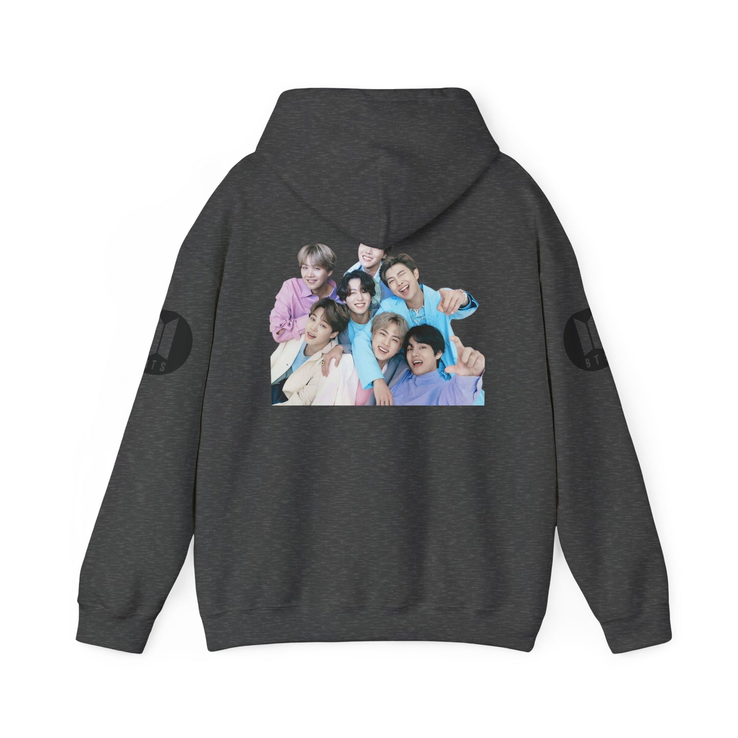 Unisex Heavy Blend™ BTS-Inspired Hoodie – Iconic Style for Every Fan