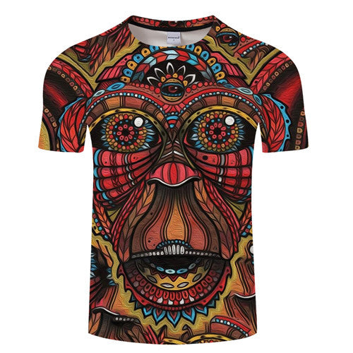 Printed short sleeve T-shirt