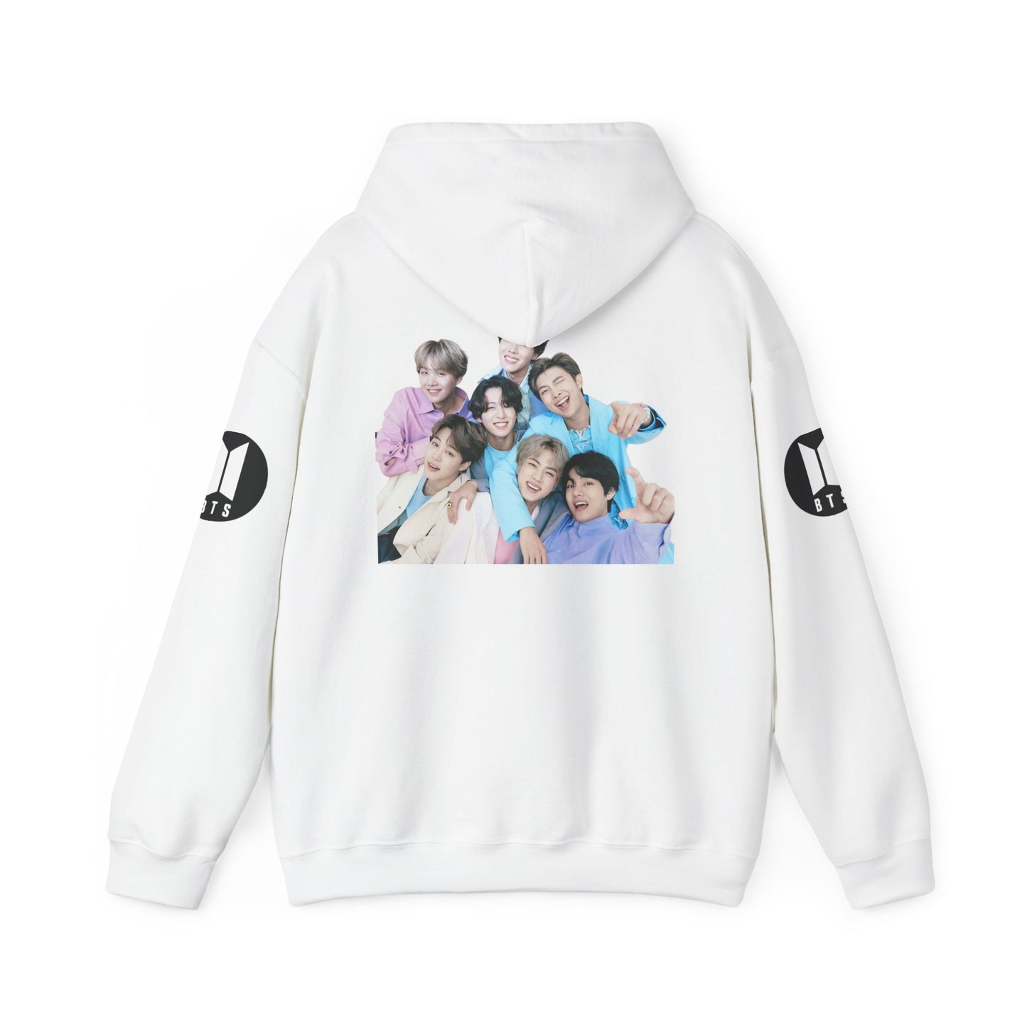 Unisex Heavy Blend™ BTS-Inspired Hoodie – Iconic Style for Every Fan