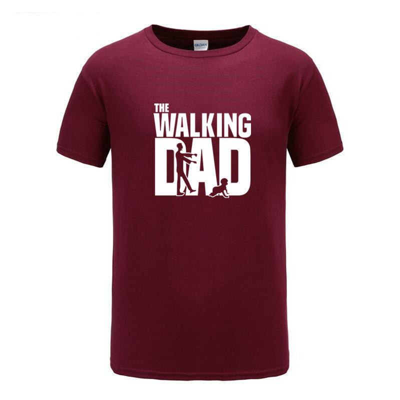 The Walking Dad Letter Print T-shirt