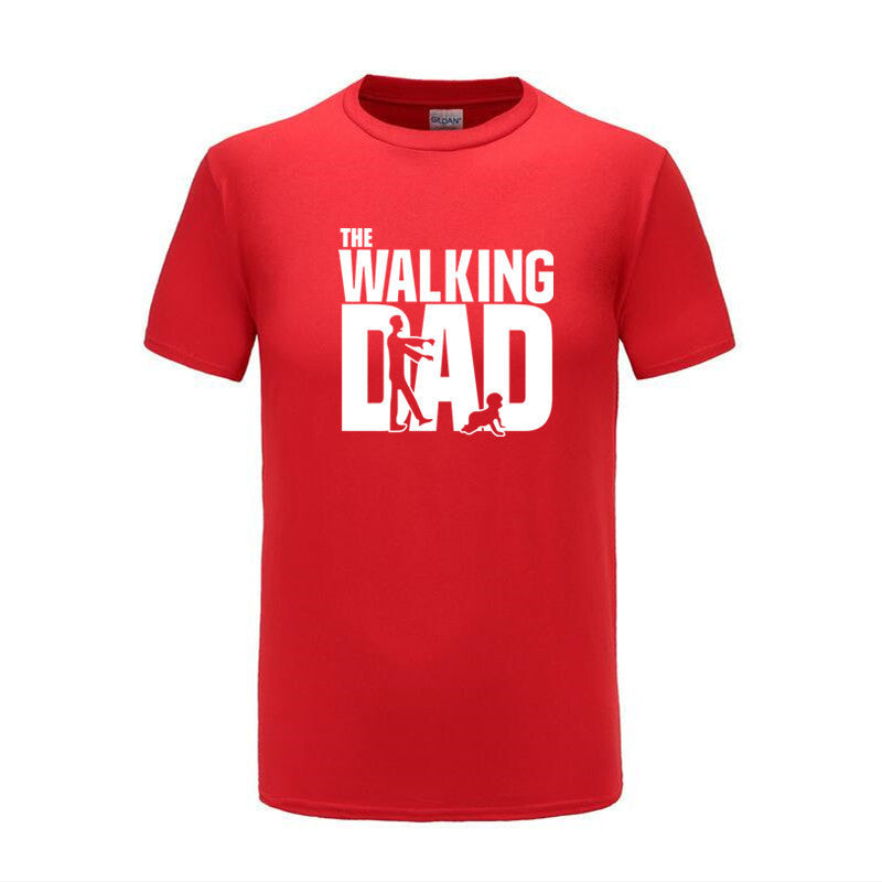 The Walking Dad Letter Print T-shirt