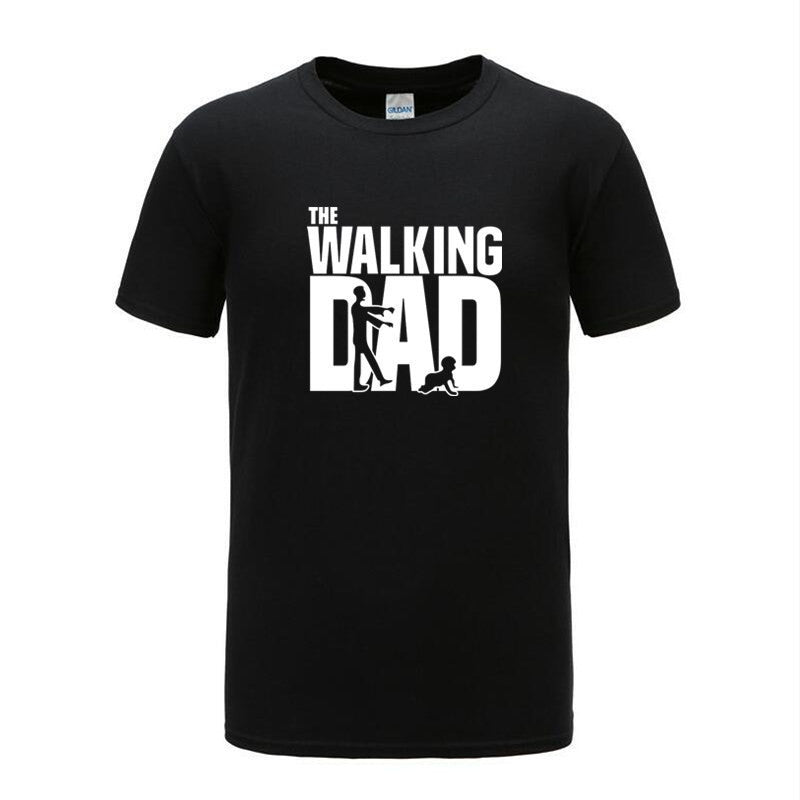 The Walking Dad Letter Print T-shirt