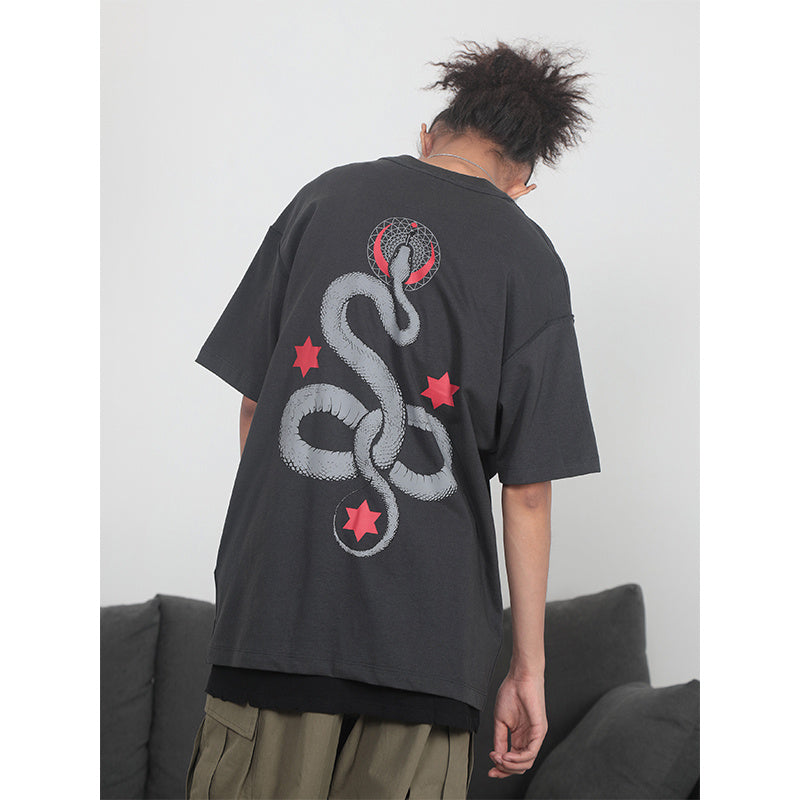 Big snake print t-shirt