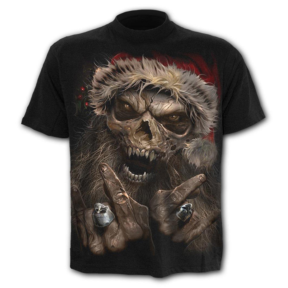 Trendy Horror Skull Short Sleeve T-shirt