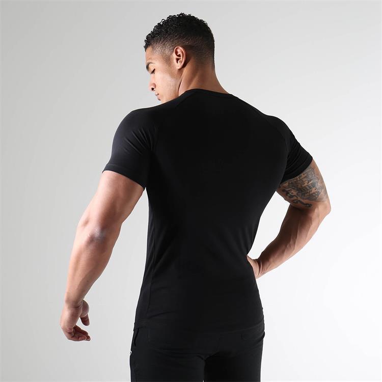 Fitness Short Sleeve Men's Sports Running Training Clothes Elastic