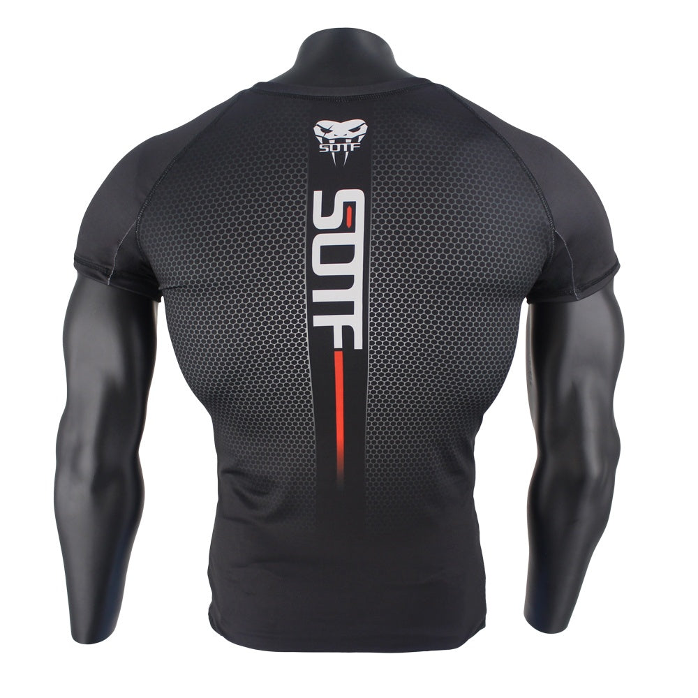 Men's Professional Competition Tight-fitting Wear-Resistant Short Sleeves