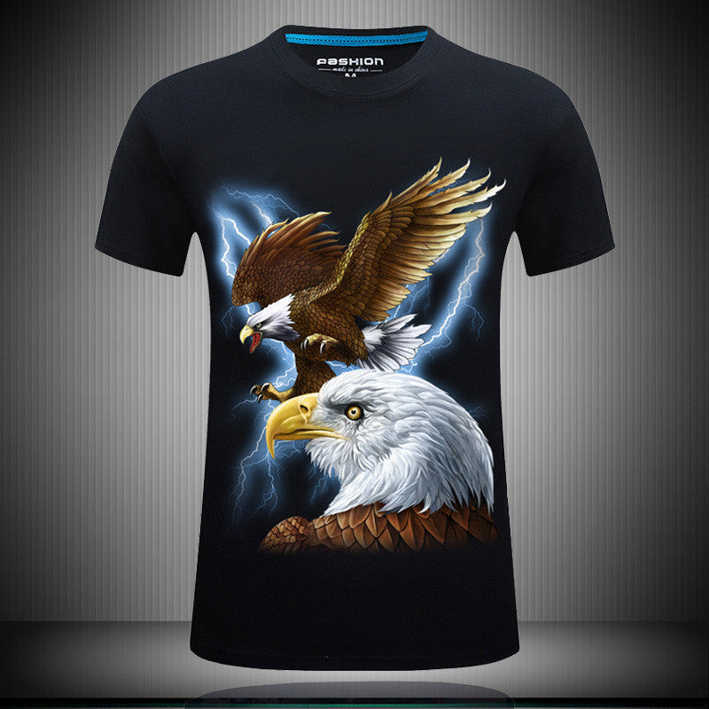 Men's short sleeve T-shirt 3d digital printing