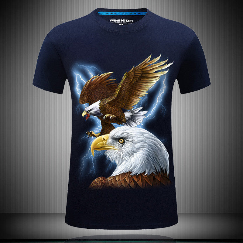 Men's short sleeve T-shirt 3d digital printing