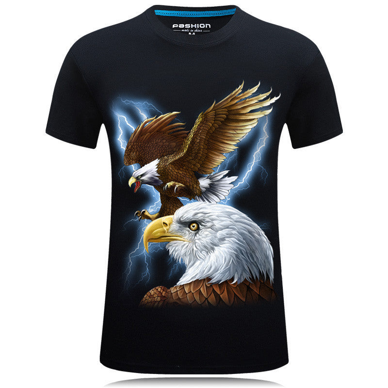 Men's short sleeve T-shirt 3d digital printing