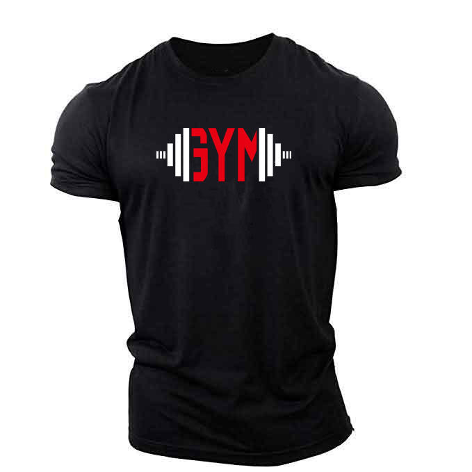 Popular Male Style GYM Muscle Brother Short Sleeves