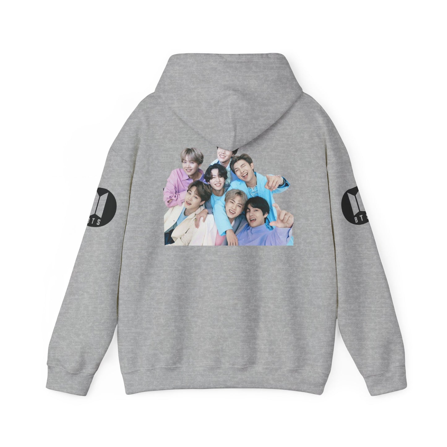 Unisex Heavy Blend™ BTS-Inspired Hoodie – Iconic Style for Every Fan