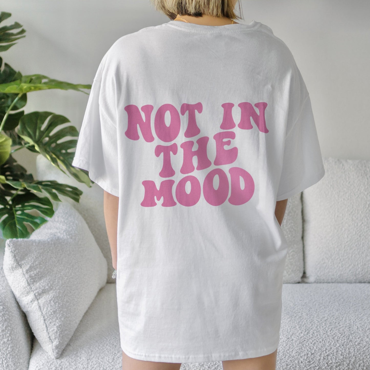 Women's Letters Not In The Mood Printed T-shirts