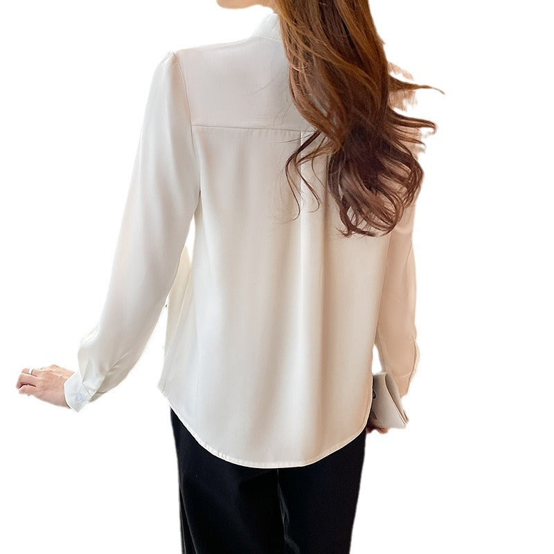 French Satin Top Women's Thin Design