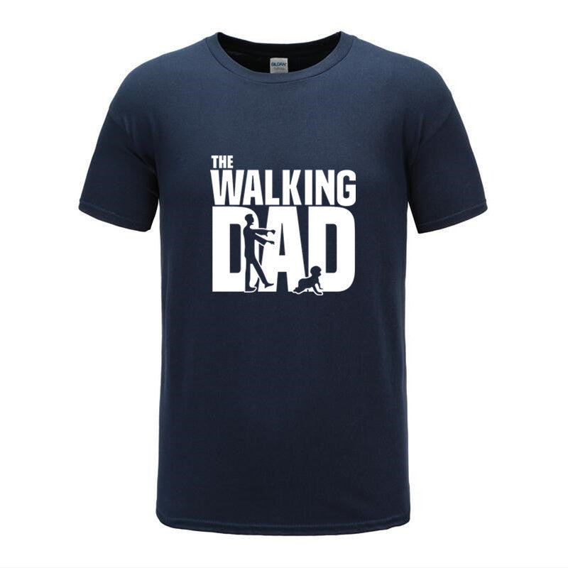 The Walking Dad Letter Print T-shirt