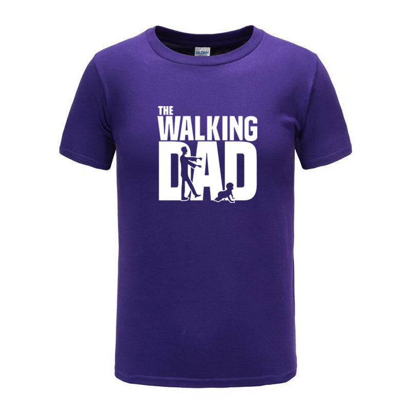 The Walking Dad Letter Print T-shirt