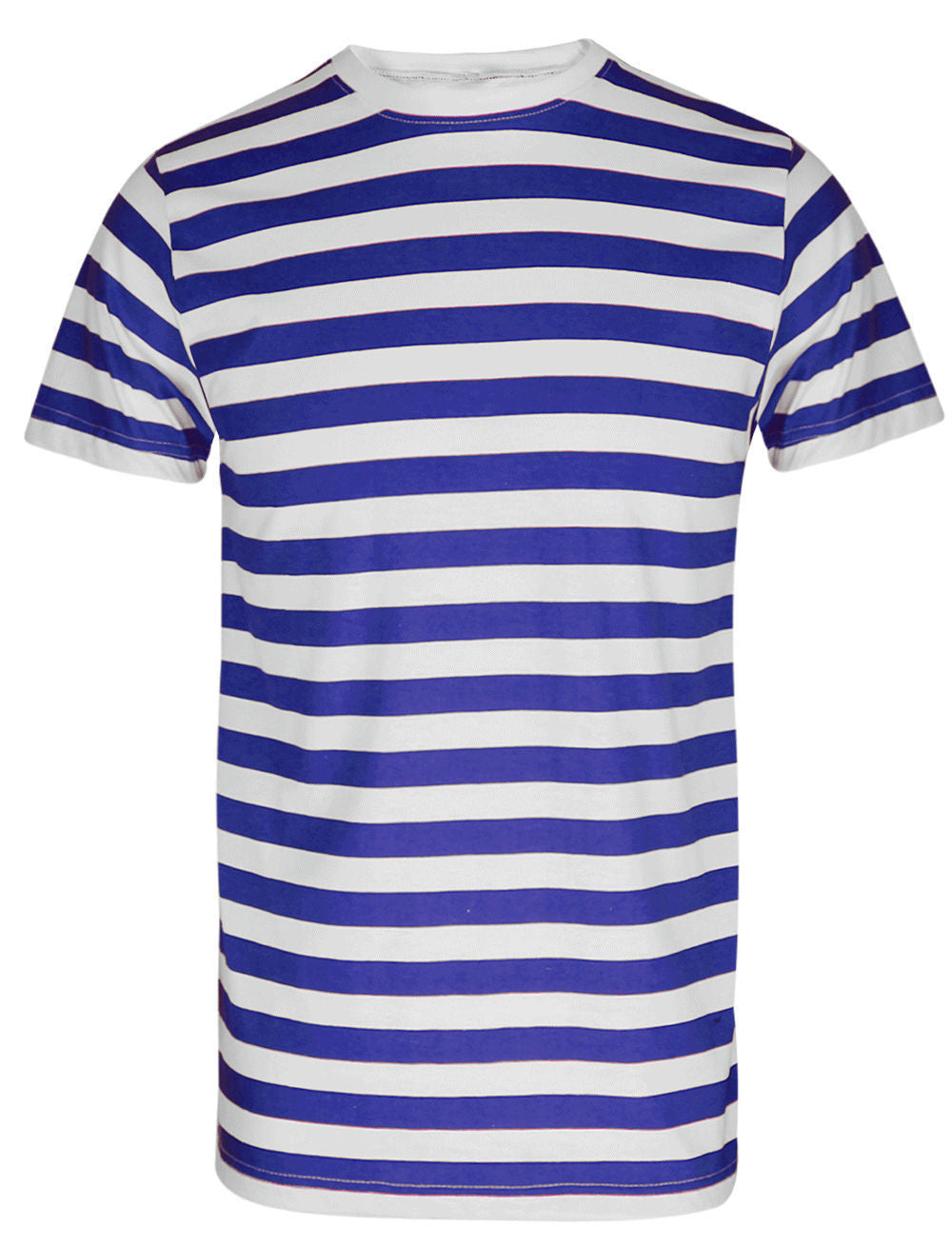 Round Neck Slim Striped Men's Short Sleeve T-shirt