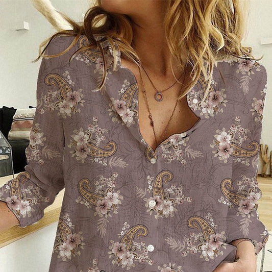 Fashion Single-breasted Long Sleeve Shirt