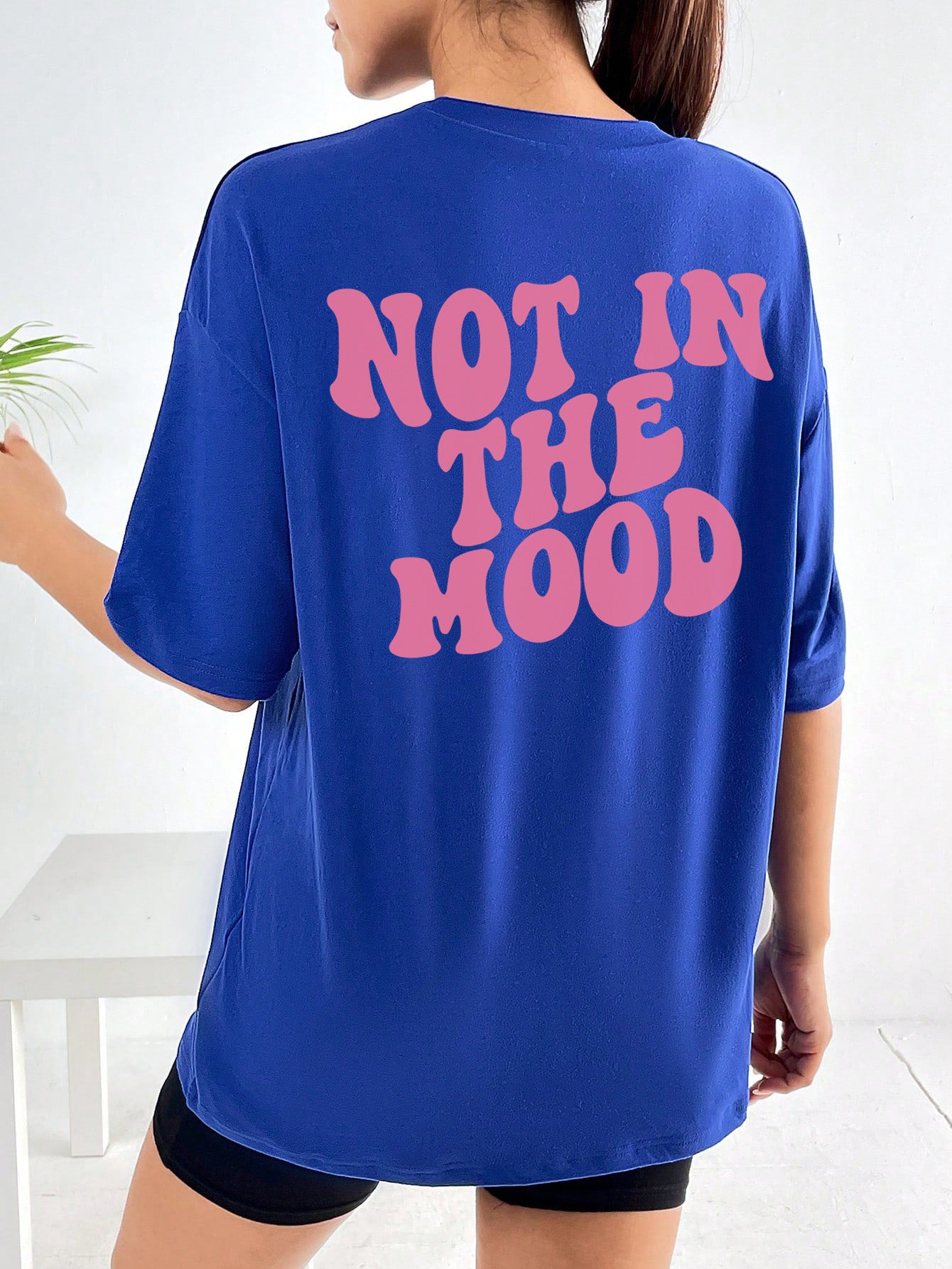 Women's Letters Not In The Mood Printed T-shirts